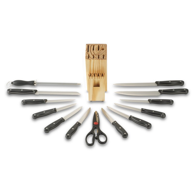 Echtwerk 14-tlg. Messerblock-Set Basic mit Aufbewahrung | Wayfair.de